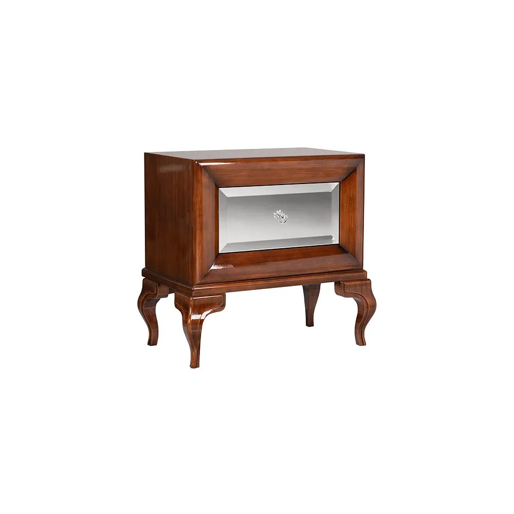 Szafka nocna Luna 1-szufladowa, front lustrzany - obrazek 3