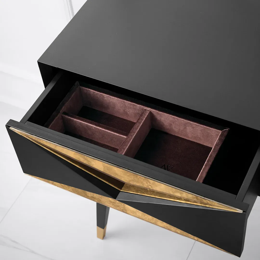 Konsola Gio 2-szufladowa, Fronty Kopertowe Lustrzane - obrazek 3