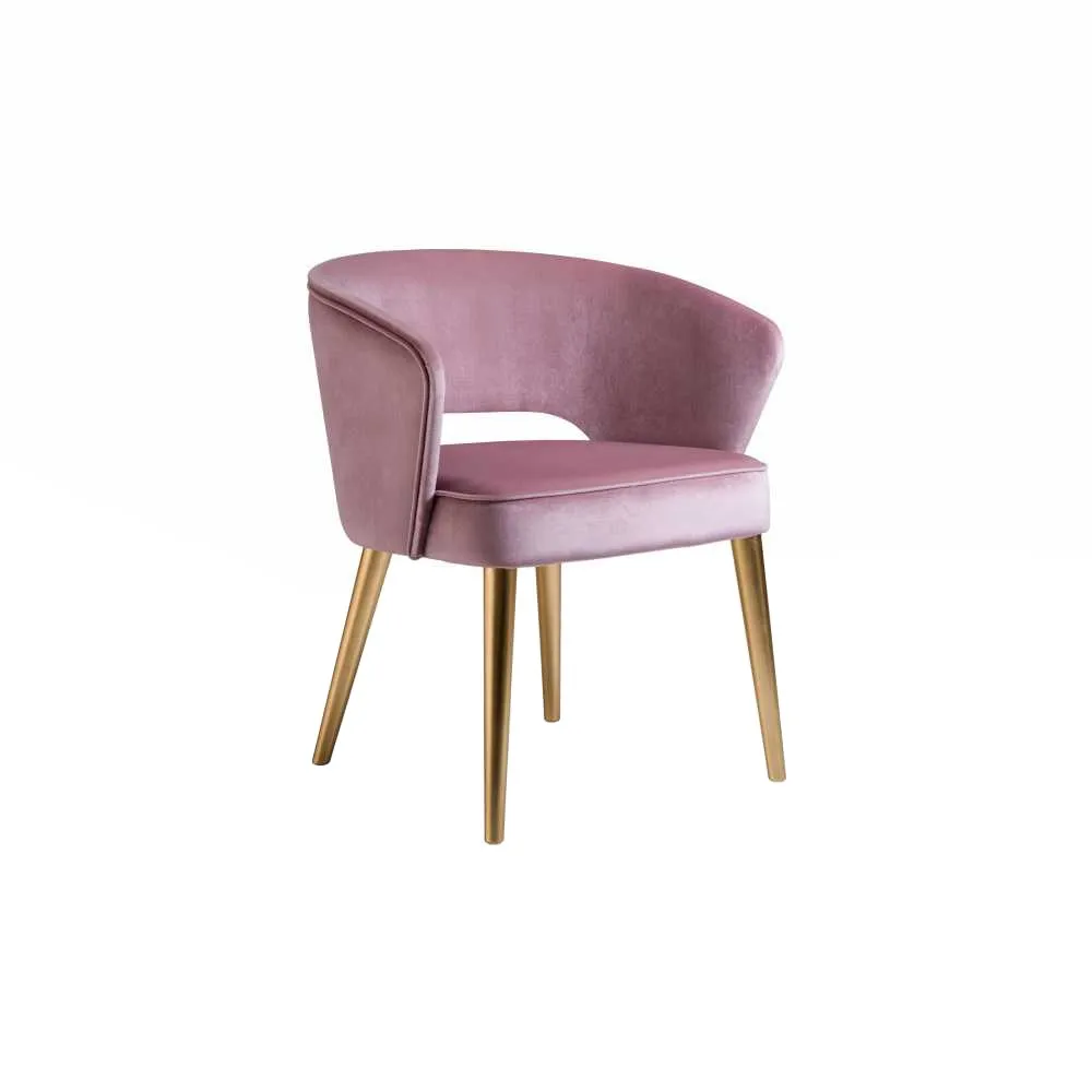 Krzesło Rene Różowe