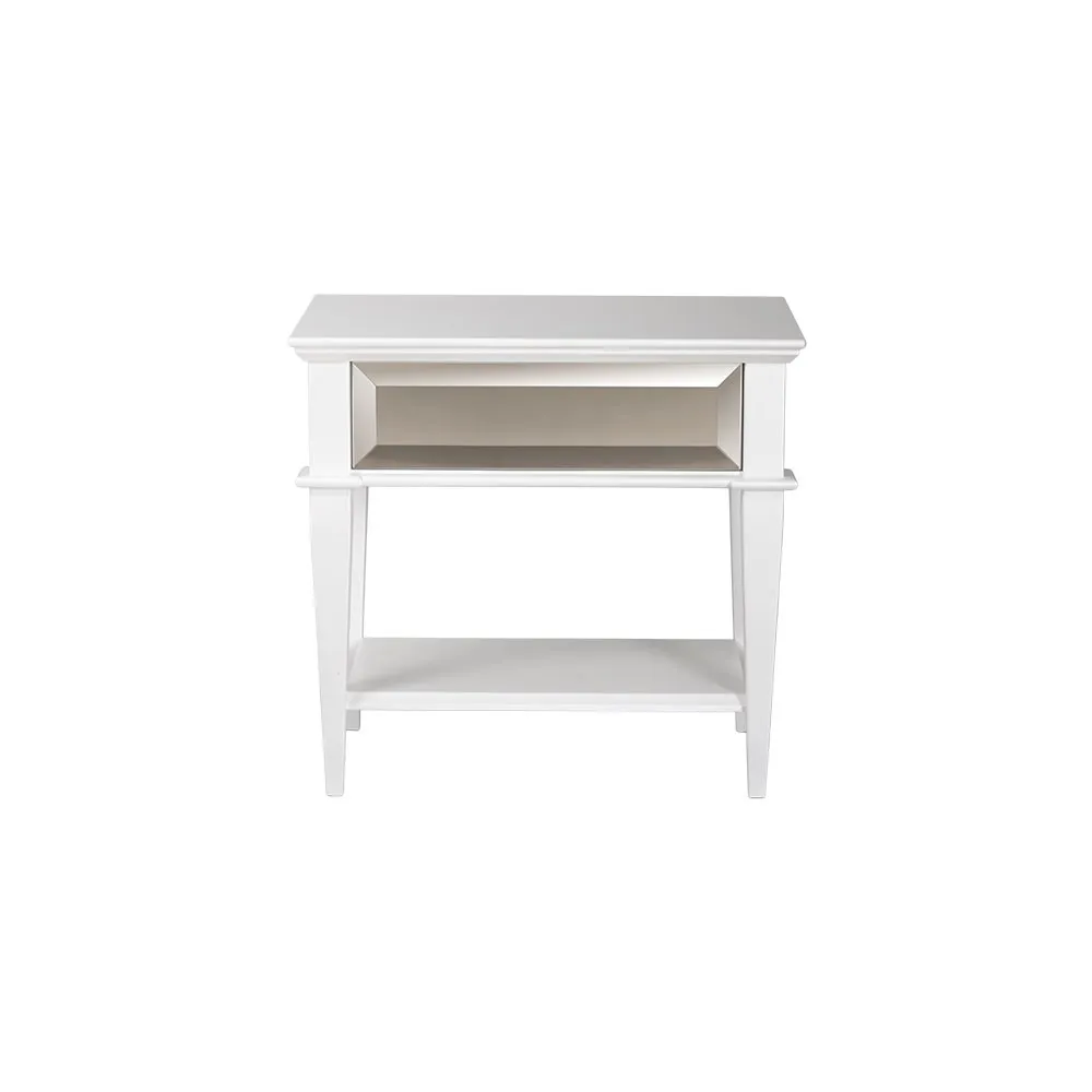 Stolik Elia 1-szufladowy, front lustrzany