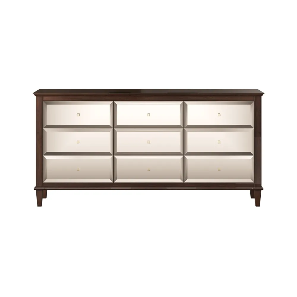 Komoda Elia 9-Szufladowa, front lustrzany