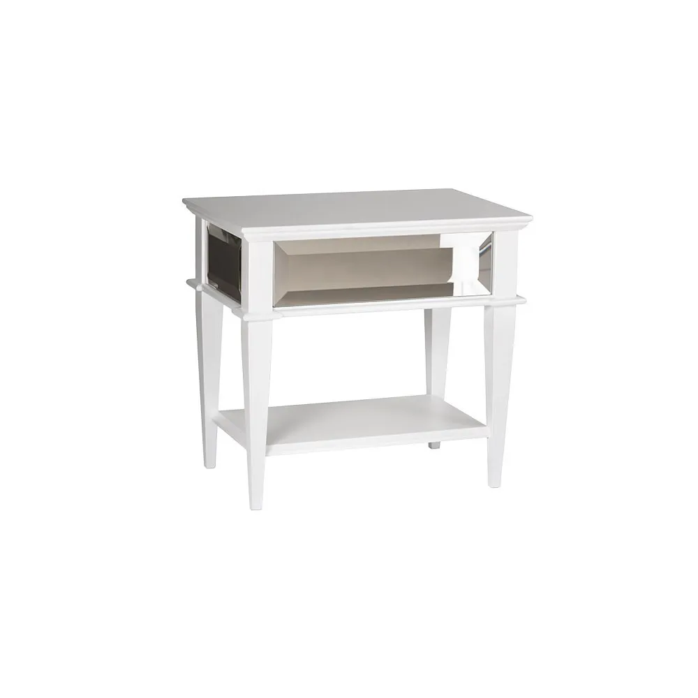 Stolik Elia 1-szufladowy, front lustrzany - obrazek 2