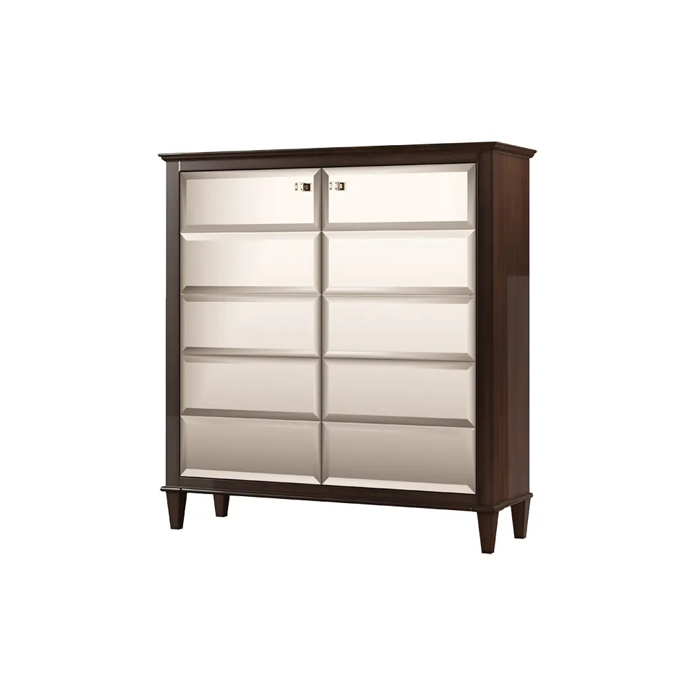 Komoda Elia 2-drzwiowa, wysoka, front lustrzany - obrazek 2