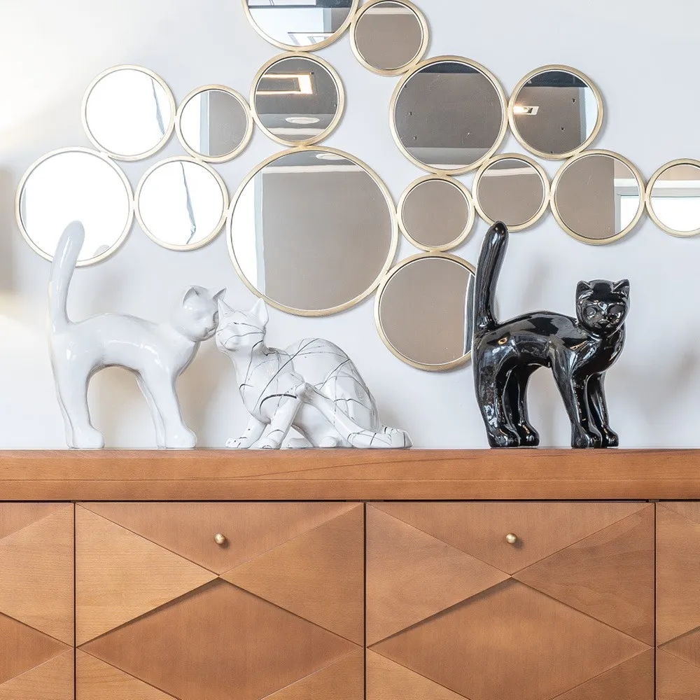 Figura Kot szczęśliwy - czarny - obrazek 2