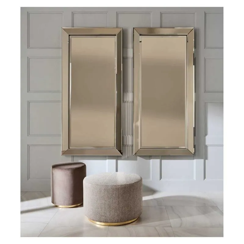 Lustro Simple prostokątne brązowe 170cm - obrazek 2