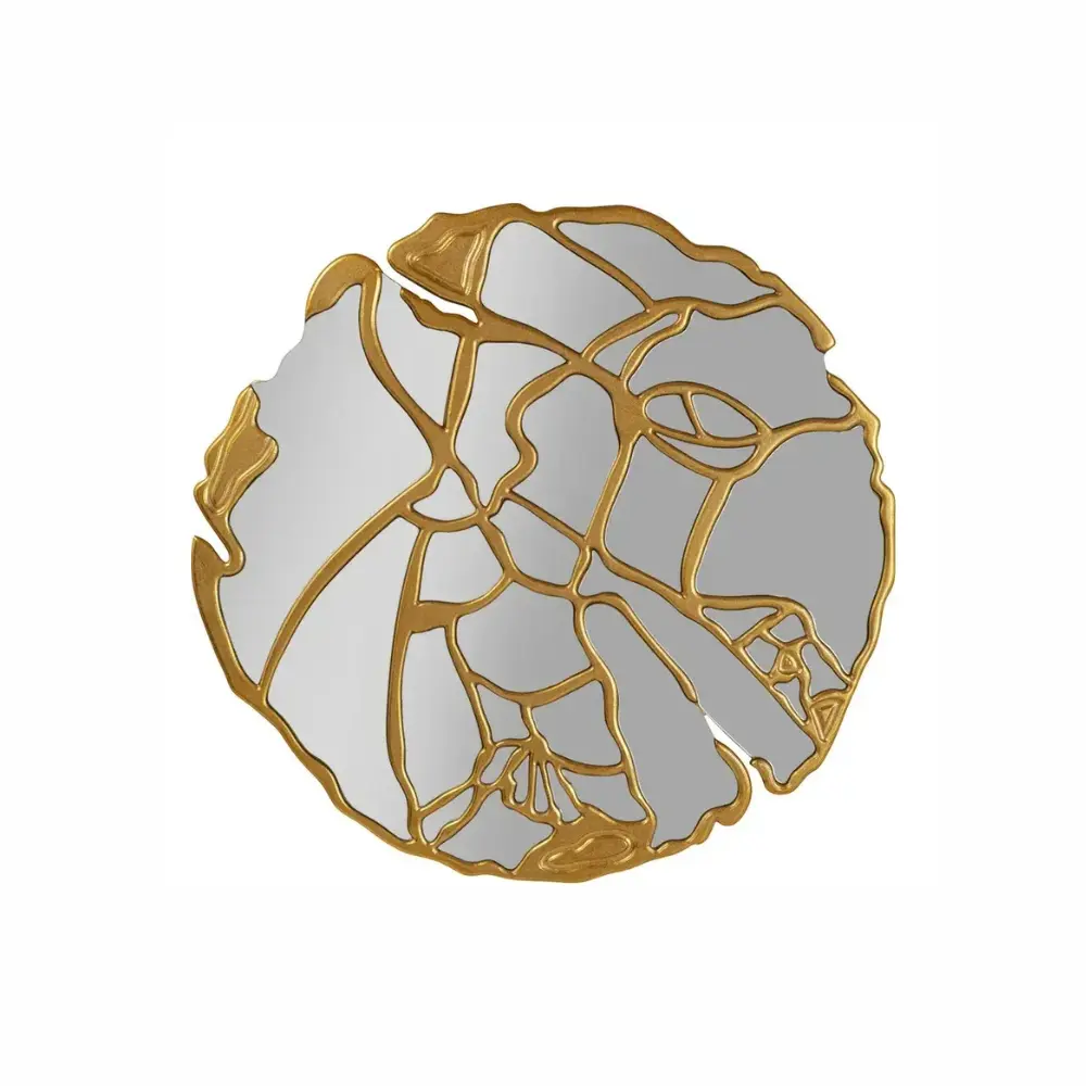 lustro pieces gold 100 cm złote novelle meble z charakterem