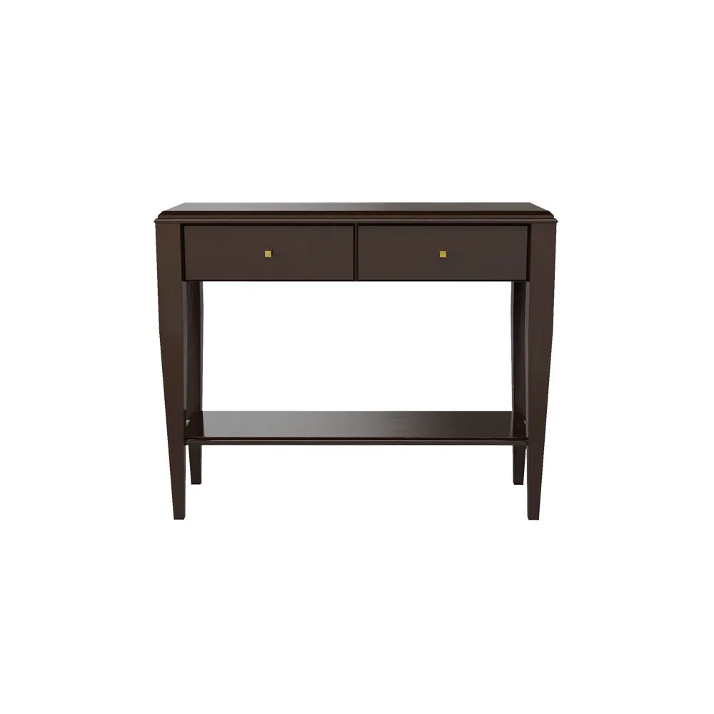 Konsola Emma 2-szufladowa z półką, front prosty