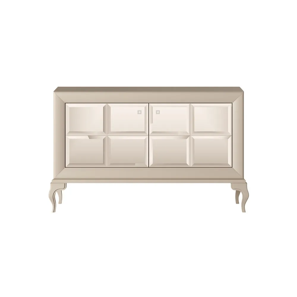 Komoda Luna 2-drzwiowa z szufladami w środku