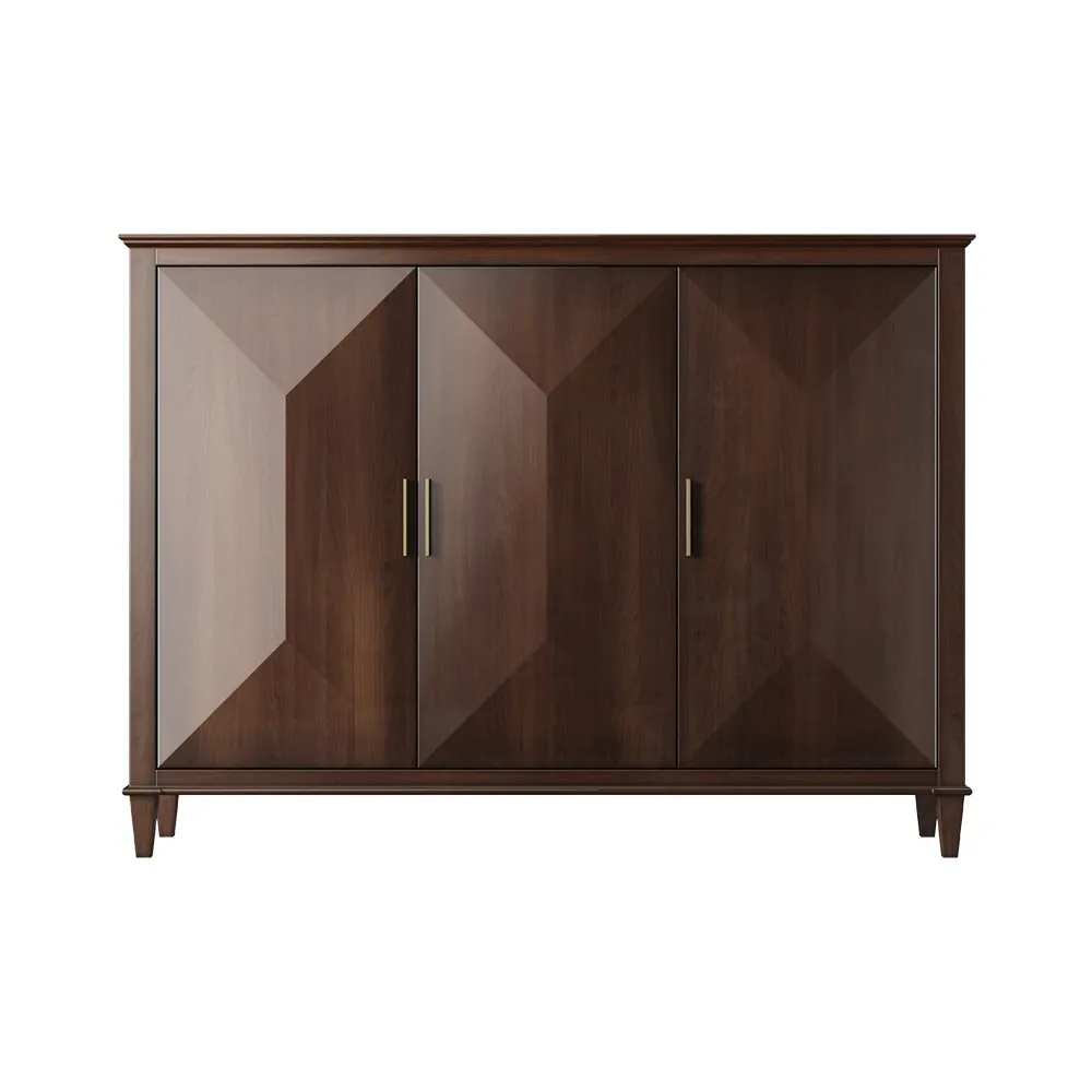 Komoda Elia 3-drzwiowa, wysoka, front 3D