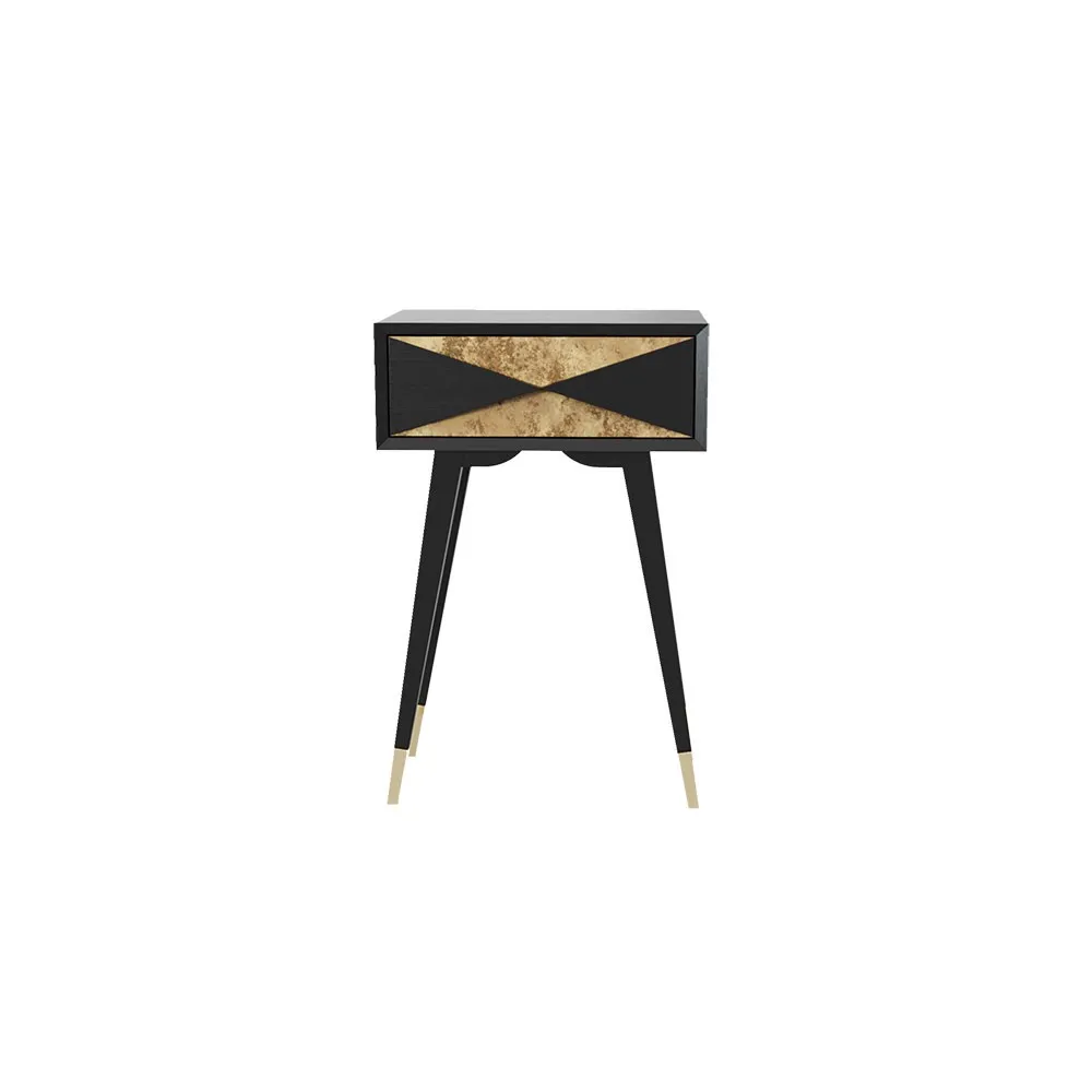 Konsola Gio 1-szufladowa, front kopertowy lustrzany