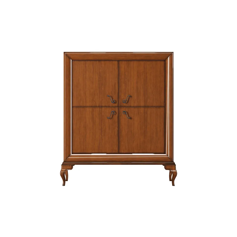 Komoda Luna kwadratowa z szufladami w środku