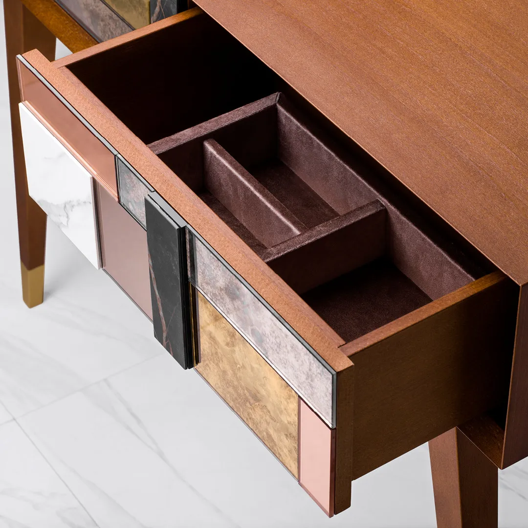 Konsola Gio 3-szufladowa, front mozaikowy - obrazek 4